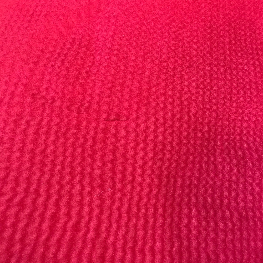 Bright Red tank top. Plus size - Picture 6 of 8